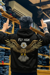 Printed Eagle Hoodie