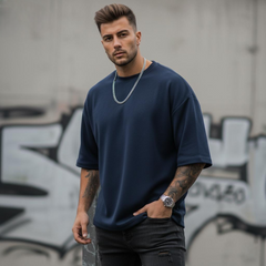 Simple Drop Shoulder Sweatshirt