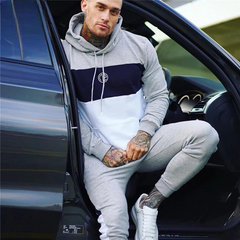 Men’s Contrast Panel Winter Fleece Co-Ord Set | Premium Tracksuit