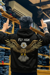 Printed Eagle Hoodie
