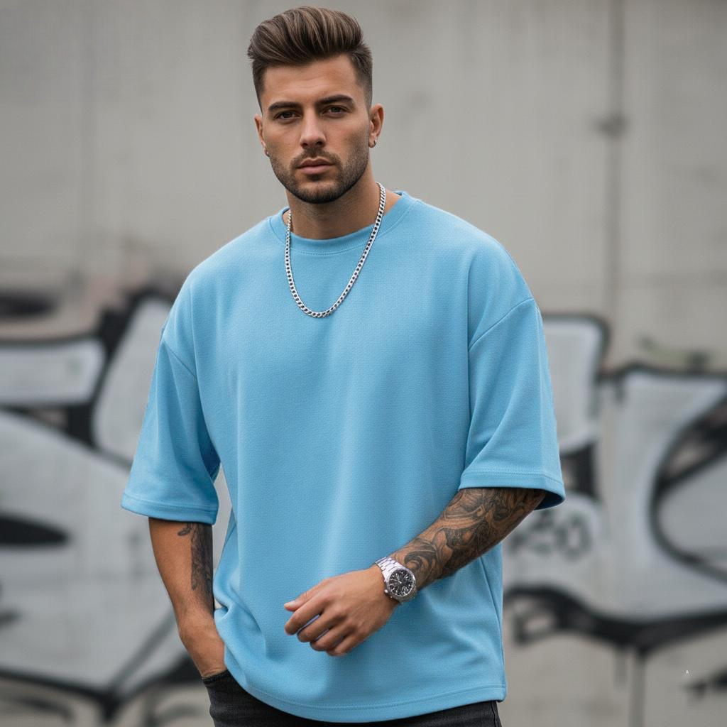 Simple Drop Shoulder Sweatshirt