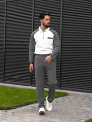 Zipper Pocket Style Tracksuit