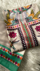 2 PCS - GUL BAHAAR LONG LENGHT DIGITAL PRINT CO ORDS